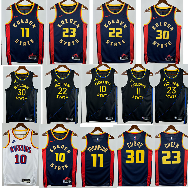 Warrior  NBA basketball jersey, Lakers jersey, adult men's tank top jersey GURRY  30  BUTLERIII 10  THOMPSON 11 GREEN 23  WIGGINS 22
