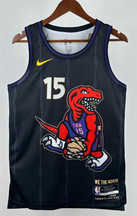 Raptors  NBA basketball jersey, 24 25  jersey, adult men's tank top jersey  CARTER 15 BARNES 4  BARRETT 9