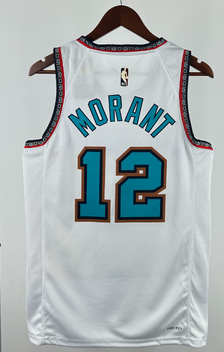 Grizzlies  NBA basketball jersey, 24 25  jersey, adult men's tank top jersey  ROSE 23 MORANT 12  KAWAMURA 17