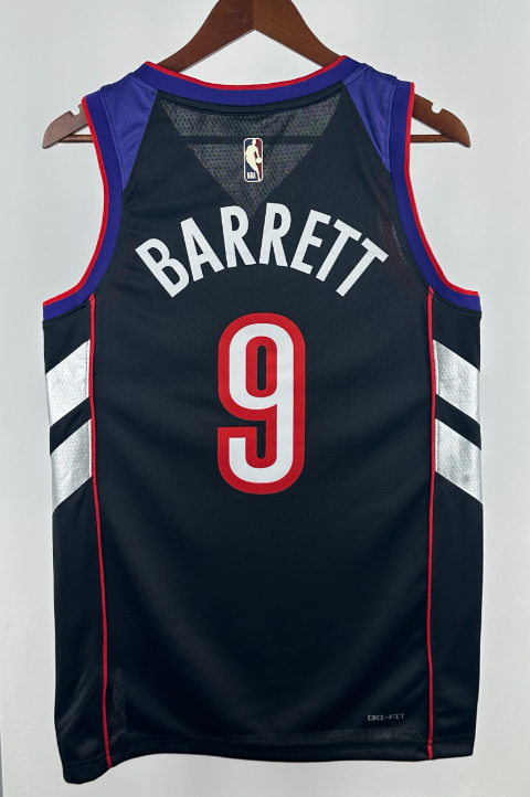 Raptors  NBA basketball jersey, 24 25  jersey, adult men's tank top jersey  CARTER 15 BARNES 4  BARRETT 9