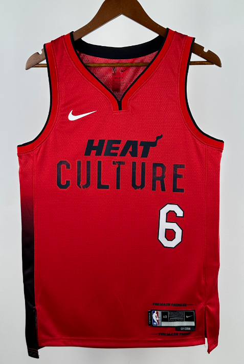 Heat team NBA basketball jersey,24 25  jersey, adult men's tank top jersey JAQUEZ JR.  11   WADE 3  JAMES 6 BUTLER 22  ADEBAYO 13  HERRO 14