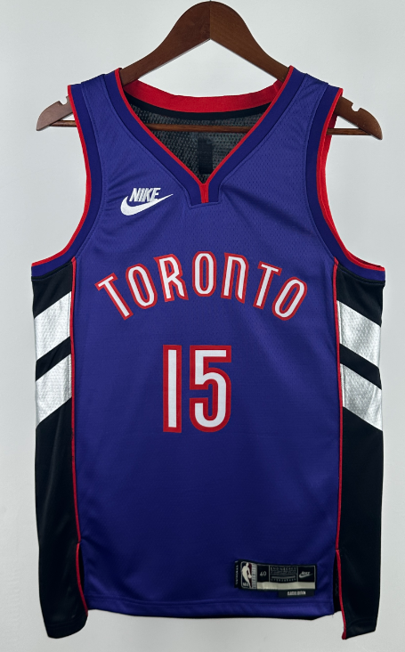 Raptors  NBA basketball jersey, 24 25  jersey, adult men's tank top jersey  CARTER 15 BARNES 4  BARRETT 9