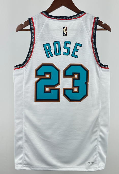 Grizzlies  NBA basketball jersey, 24 25  jersey, adult men's tank top jersey  ROSE 23 MORANT 12  KAWAMURA 17