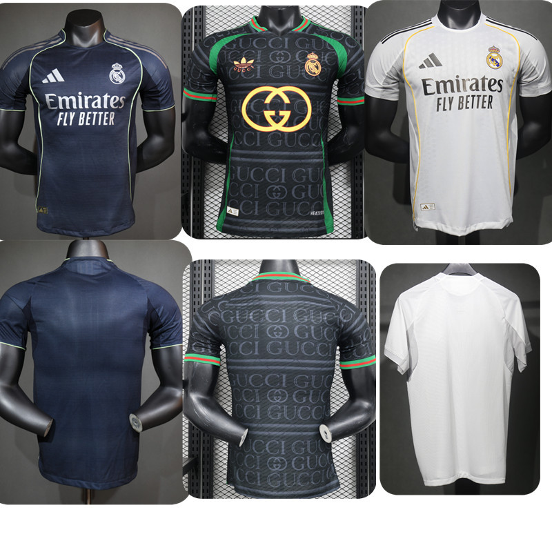 25 26 Player edition Real Madrid adult jersey 2024 2025  Home and away 2025 2026 Real Madrid soccer jersey 10-20 days. It will arrive in your country