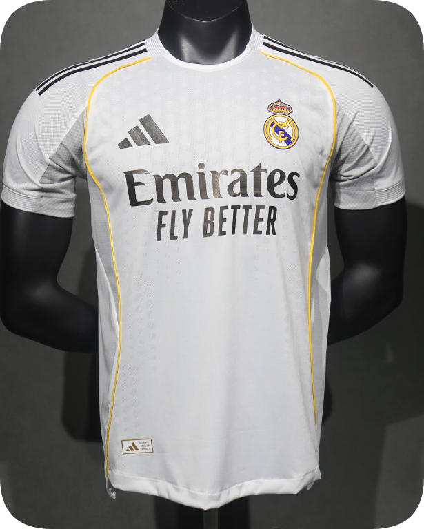25 26 Player edition Real Madrid adult jersey 2024 2025  Home and away 2025 2026 Real Madrid soccer jersey 10-20 days. It will arrive in your country