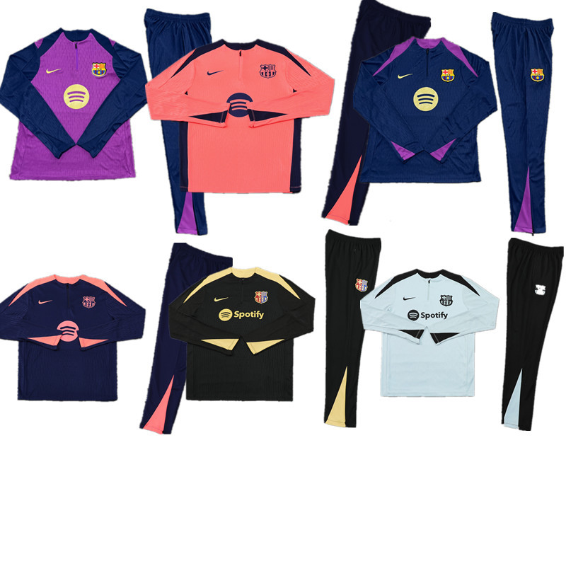 New Barcelona training coat jacket  jersey kids kit adult kit New  25 26 Barcelona training coat jacket soccer jersey 10-20 days. It will arrive in your country