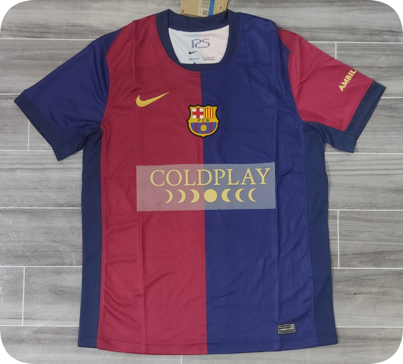 Barcelona jersey  Home and away New adult 24 25 Barcelona soccer jersey 10-20 days. It will arrive in your country