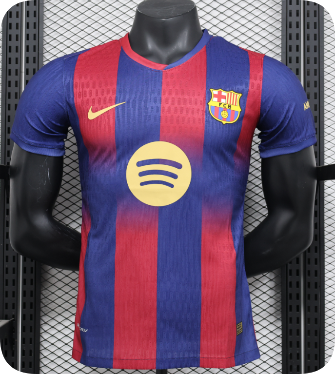 Barcelona Player edition  jersey 2024 2025  Home and away New adult 24 25 26 Barcelona soccer jersey 10-20 days. It will arrive in your country