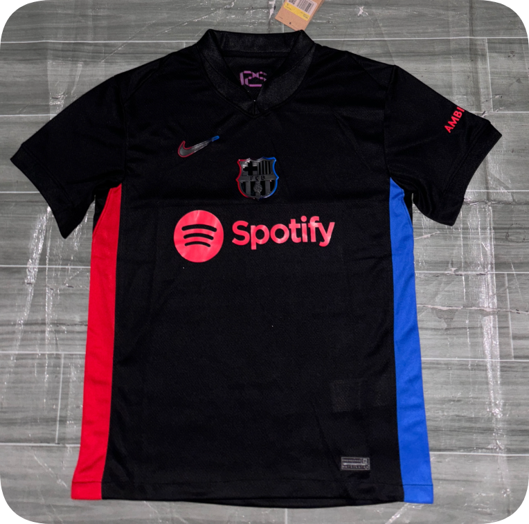 Barcelona jersey  Home and away New adult 24 25 Barcelona soccer jersey 10-20 days. It will arrive in your country