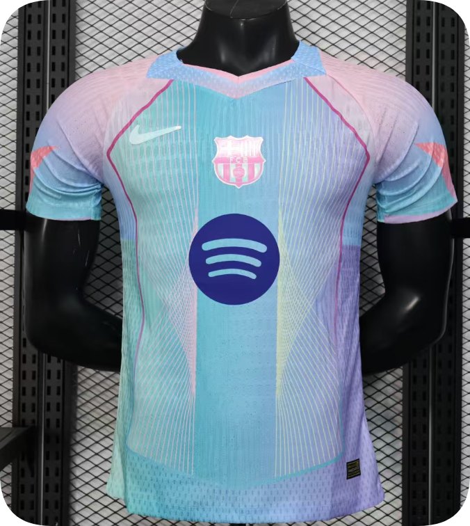 Barcelona Player edition  jersey 2024 2025  Home and away New adult 24 25 26 Barcelona soccer jersey 10-20 days. It will arrive in your country