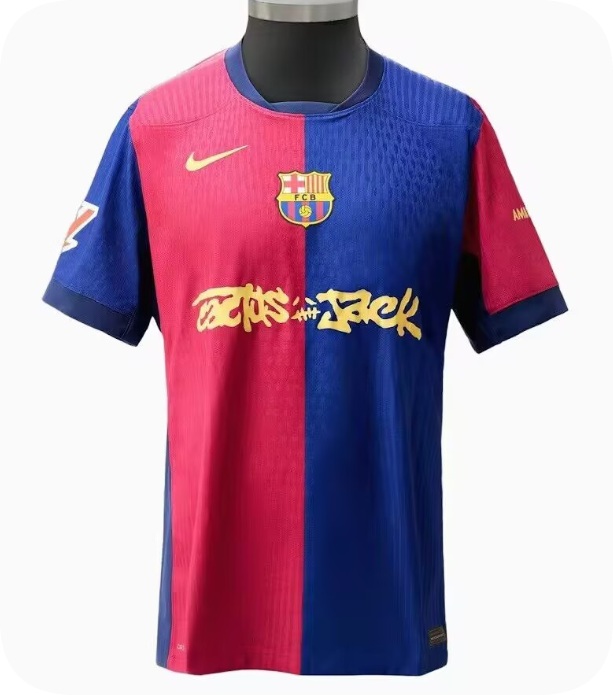 Barcelona Player edition  jersey 2024 2025  Home and away New adult 24 25 26 Barcelona soccer jersey 10-20 days. It will arrive in your country