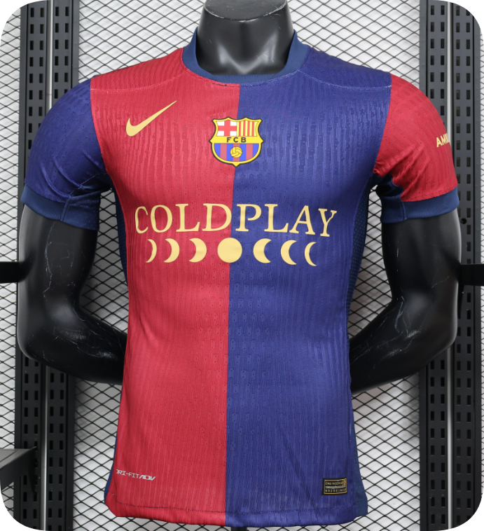 Barcelona Player edition  jersey 2024 2025  Home and away New adult 24 25 26 Barcelona soccer jersey 10-20 days. It will arrive in your country