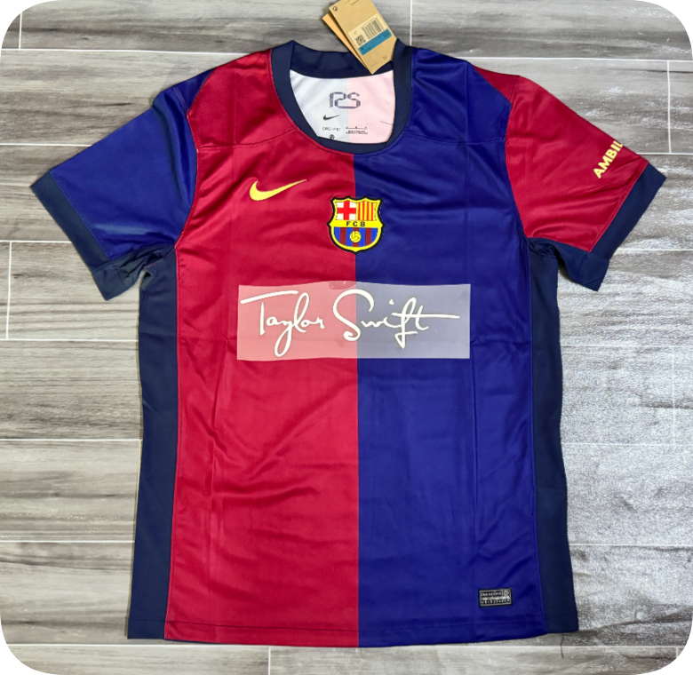 Barcelona jersey  Home and away New adult 24 25 Barcelona soccer jersey 10-20 days. It will arrive in your country
