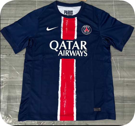 PSG Jordan Fourth Stadium Shirt 24 25 Home and away New adult 2024-25 psg soccer jersey 10-20 days. It will arrive in your country