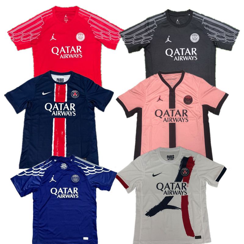 PSG Jordan Fourth Stadium Shirt 24 25 Home and away New adult 2024-25 psg soccer jersey 10-20 days. It will arrive in your country