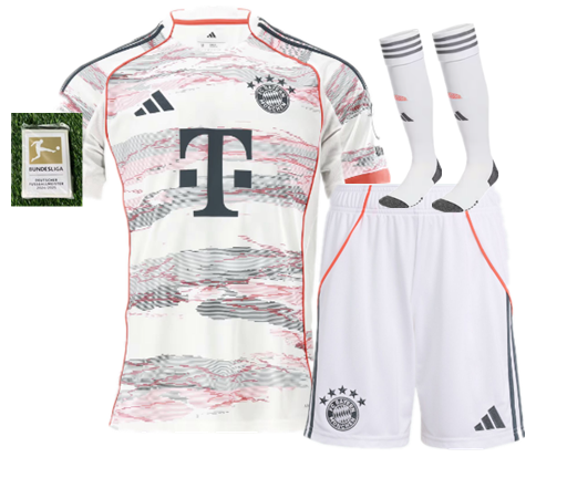 Bayern Munich  jersey new Home and away adult  kit  kids kit  25 26 Bayern Munich soccer jersey 10-20 days. It will arrive in your country