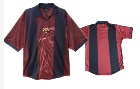2000/01 Barcelona Retro jersey Home and away adult Retro 2000-01 Barcelona soccer jersey 10-18 days. About to reach your country