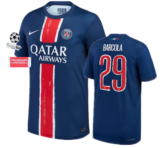 24 25 psg jersey Champions League font Home and away 2024 2025  psgsoccer jersey 10-20 days. It will arrive in your country