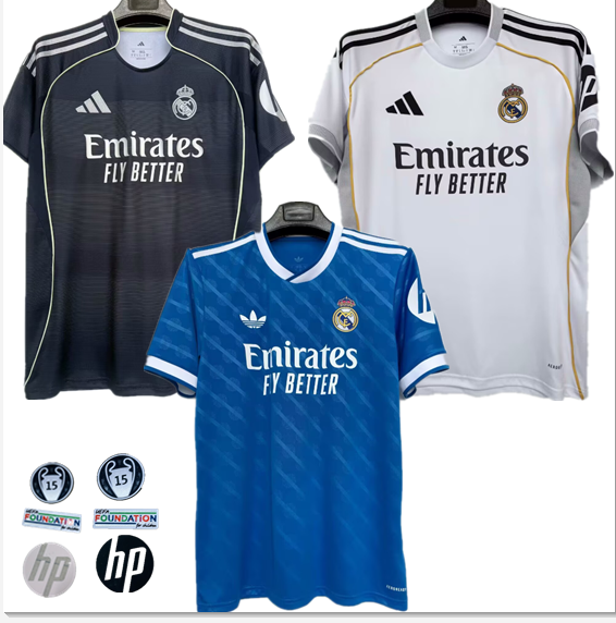 25 26  Real Madrid adult jersey 2024 2025 Home and away 2025 2026 Real Madrid soccer jersey 10-20 days. It will arrive in your country