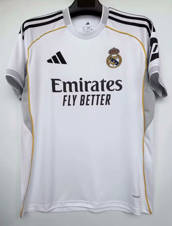 25 26  Real Madrid adult jersey 2024 2025 Home and away 2025 2026 Real Madrid soccer jersey 10-20 days. It will arrive in your country