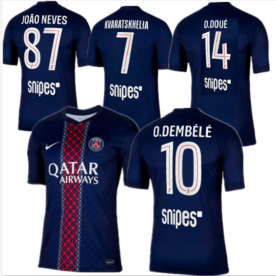 25 26 psg jerse Home and away 2025 2026 psg soccer jersey 10-20 days. It will arrive in your country