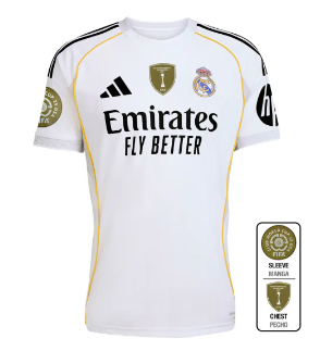 25 26 Real Madrid jerse Home and away 2025 2026 Real Madrid soccer jersey 10-20 days. It will arrive in your country