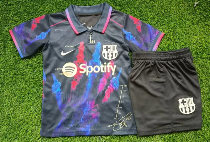 2025 2026 Barcelona  jersey Home and away kids kit 25 26 Barcelona soccer jersey 10-20 days. It will arrive in your country