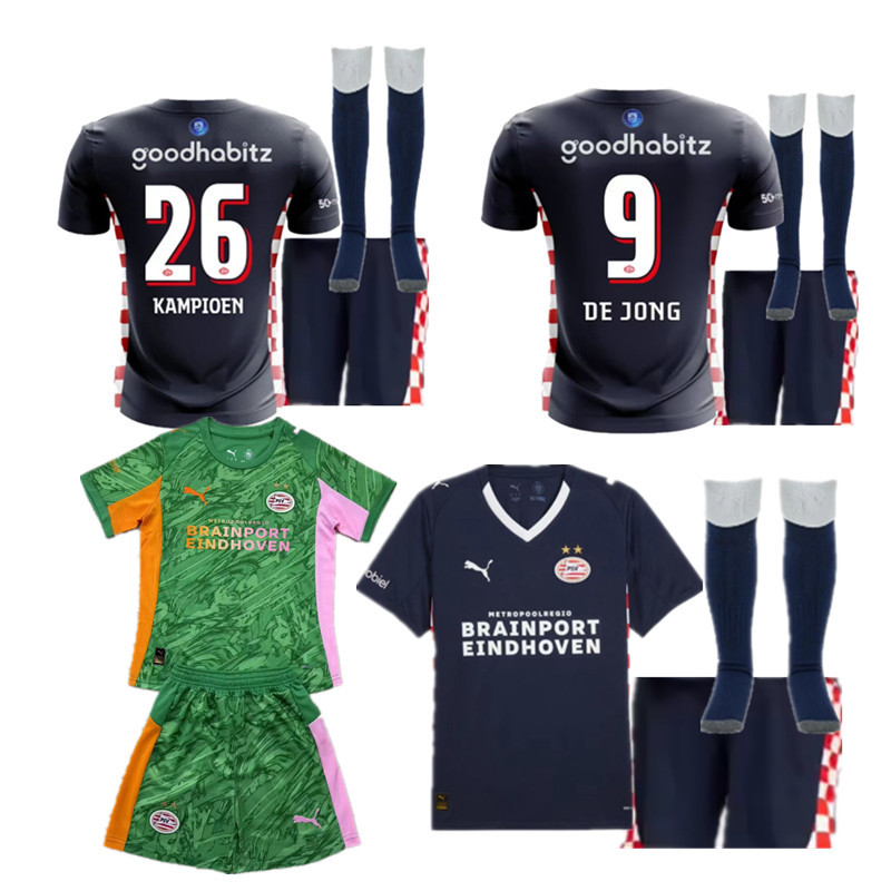 25 26 PSV Eindhoven jersey new Home and away adult  kit  kids kit  25 26 PSV Eindhoven soccer jersey 10-20 days. It will arrive in your country