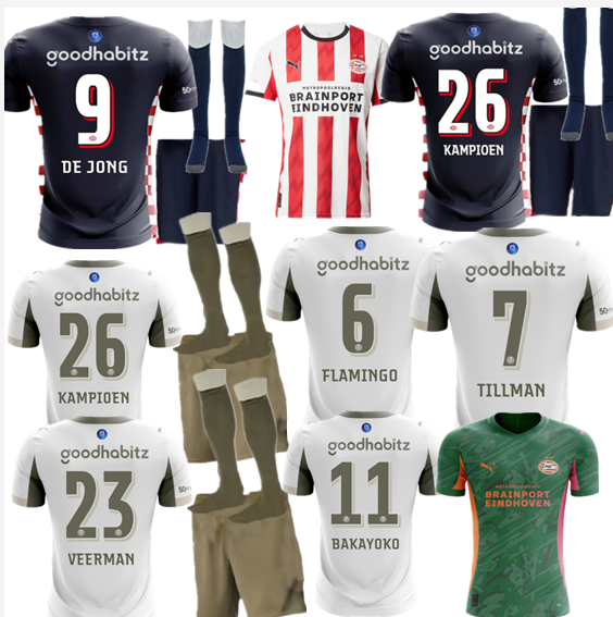 25 26 PSV Eindhoven jersey new Home and away adult  kit  kids kit  25 26 PSV Eindhoven soccer jersey 10-20 days. It will arrive in your country
