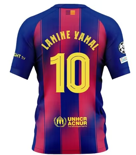 25 26  Barcelona jerse Home and away 2025 2026 Barcelona soccer jersey 10-20 days. It will arrive in your country