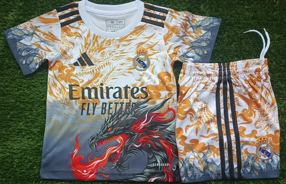 Real Madrid child jersey 25 26 adult kit  kids kit  Home Third away New adult 2025 2026  Real Madrid soccer jersey 10-20 days. It will arrive in your country