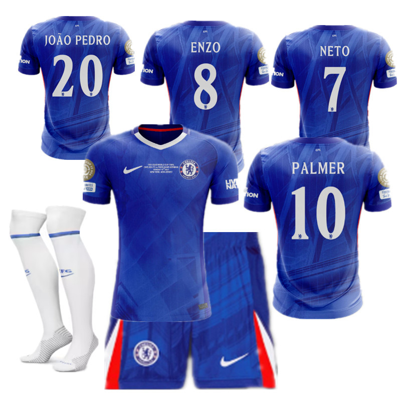 Chelsea jersey new Home and away adult  kit  kids kit  25 26  Chelsea soccer jersey 10-20 days. It will arrive in your country