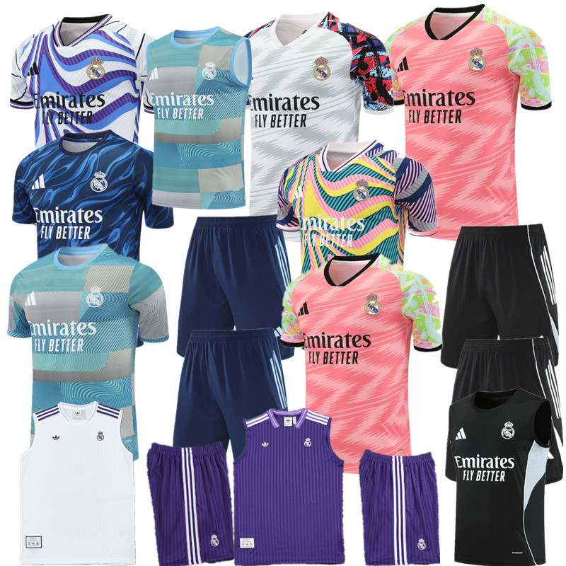 25 26 Real Madrid training  jersey Home and away 2025 2026 Real Madrid training soccer jersey 10-20 days. It will arrive in your country