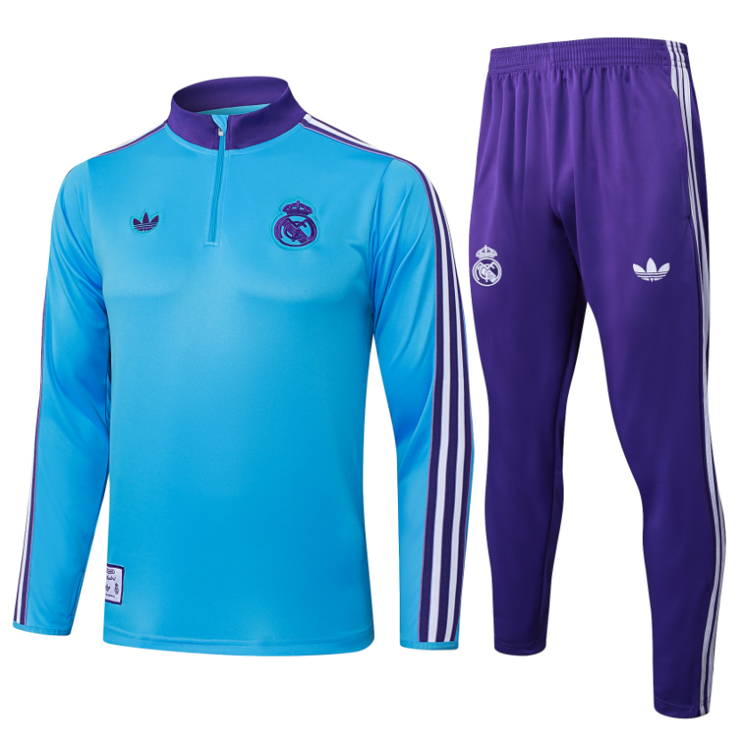 New 25 26 Real Madrid training coat jacket  jersey kids kit adult kit New 2025 2026 Real Madrid training coat jacket soccer jersey 10-20 days. It will arrive in your country