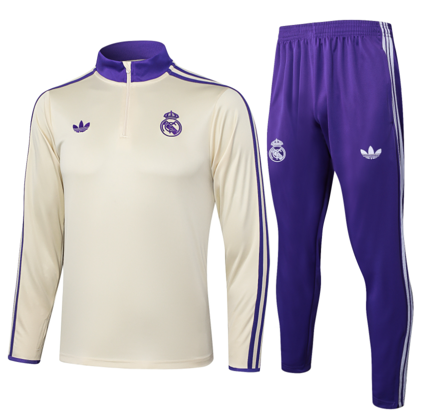 New 25 26 Real Madrid training coat jacket  jersey kids kit adult kit New 2025 2026 Real Madrid training coat jacket soccer jersey 10-20 days. It will arrive in your country