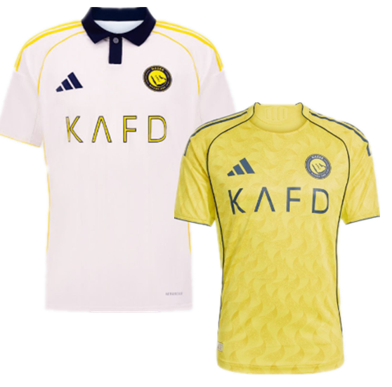 25 26 Al-Nassr  jersey Home and away 2025 2026  Al-Nassr soccer jersey 10-20 days. It will arrive in your country