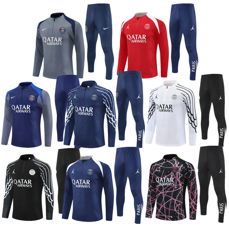 25 26 New psg training coat jacket Jordan jersey Pocket zipper pants adult kit New 2025 2026 Paris coat jacket soccer jersey 10-20 days. It will arrive in your country