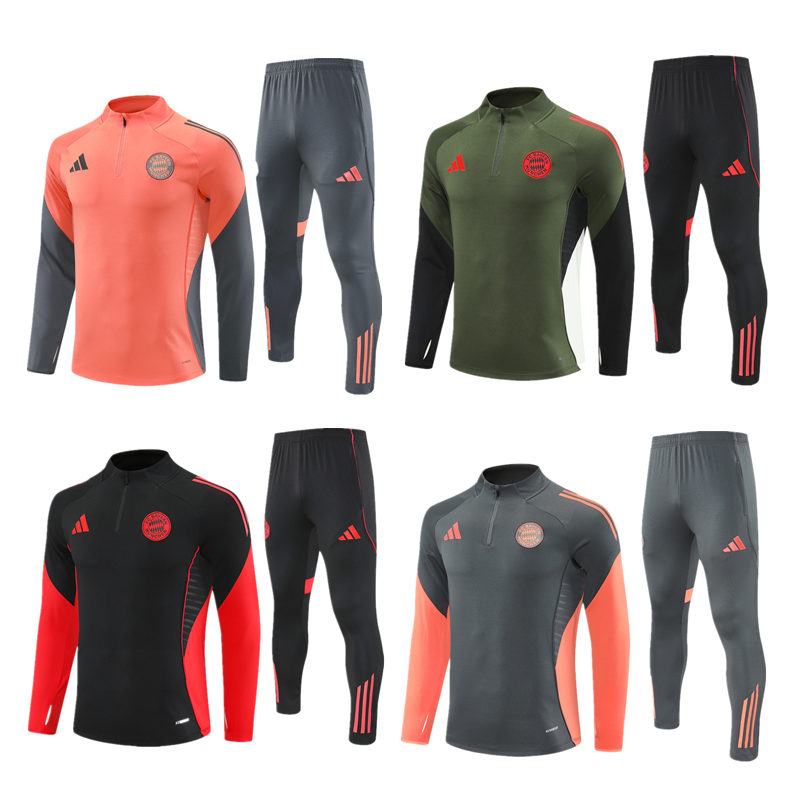 New 2025 2026 Bayern Munich jersey Pocket zipper pants kids kit New training adult kit 25 26 Bayern Munich soccer jersey 10-20 days. It will arrive in your country