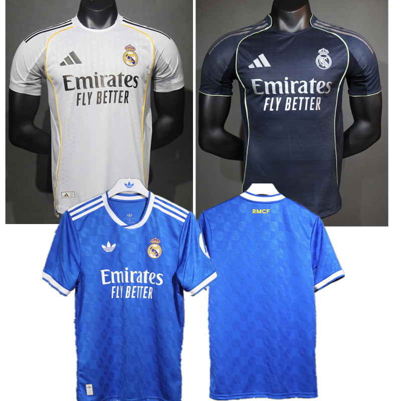 25 26 Real Madrid Player edition  jersey Home and away New adult 25 26 Real Madrid soccer jersey 10-20 days. It will arrive in your country