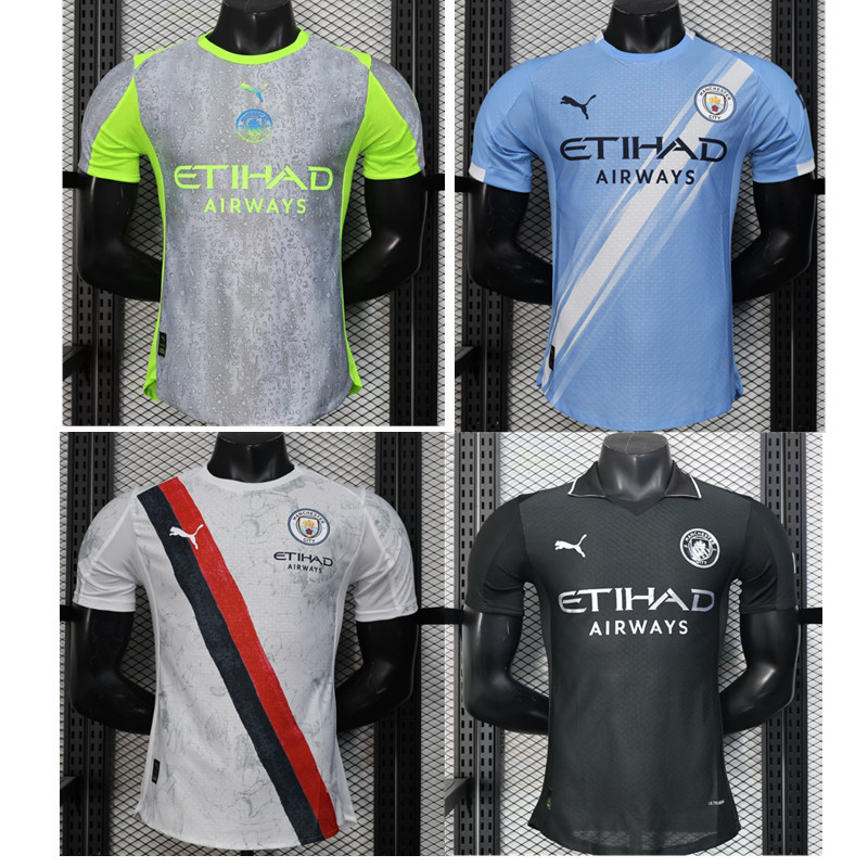 25 26 Manchester City Player edition  jersey Home and away New adult 25 26 Manchester City soccer jersey 10-20 days. It will arrive in your country