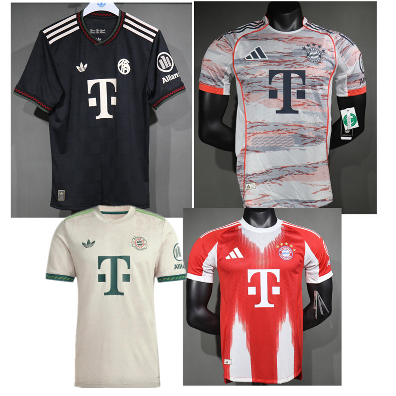 25 26 Bayern Munich Player edition  jersey Home and away New adult 25 26 Bayern Munich soccer jersey 10-20 days. It will arrive in your country