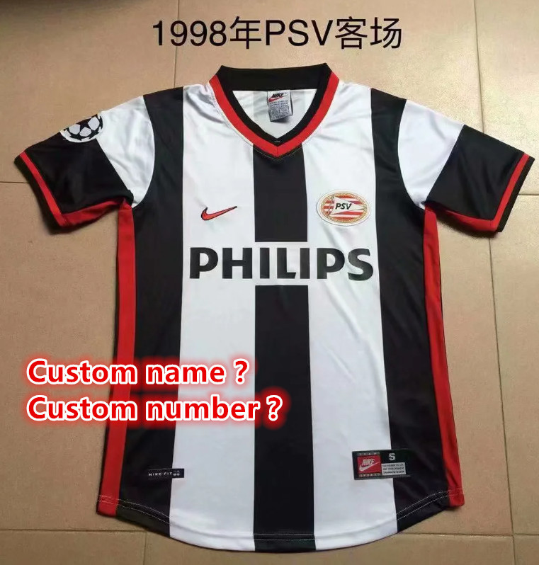PSV Retro jersey  Home and away adult Retro PSV Eindhoven soccer jersey 10-20 days. It wi Retro jersey  Home and away New adult Retro Bayern Munich soccer jersey 10-20 days. It will arrive in your country days. It will arrive in y