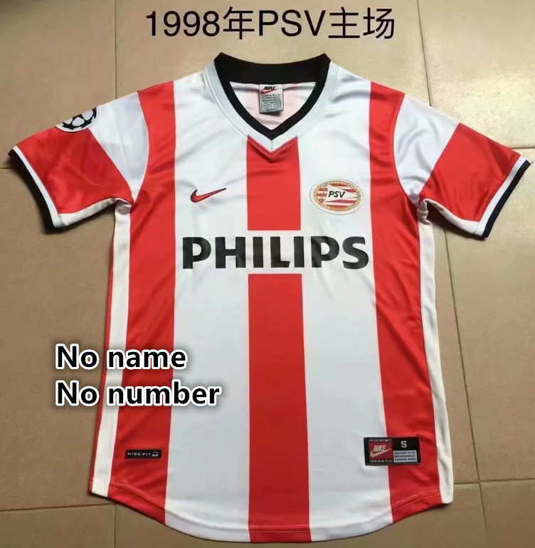 PSV Retro jersey  Home and away adult Retro PSV Eindhoven soccer jersey 10-18 days.  About to reach your country
