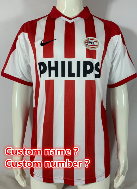 PSV Retro jersey  Home and away adult Retro PSV Eindhoven soccer jersey 10-18 days.  About to reach your country