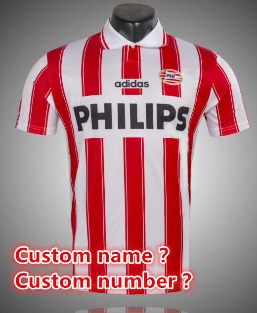 PSV Retro jersey  Home and away adult Retro PSV Eindhoven soccer jersey 10-18 days.  About to reach your country