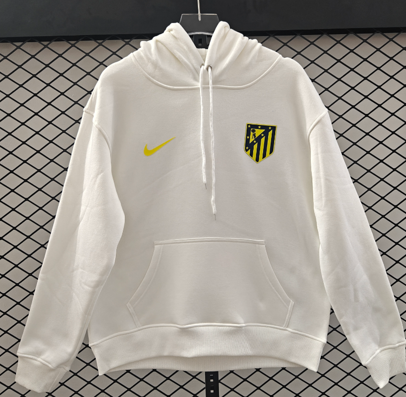 Atletico Madrid Thick fleece pullover and coat  training coat jacket jersey adult kit New 25 26 Atletico Madrid jacket soccer jersey 10-20 days. It will arrive in your country