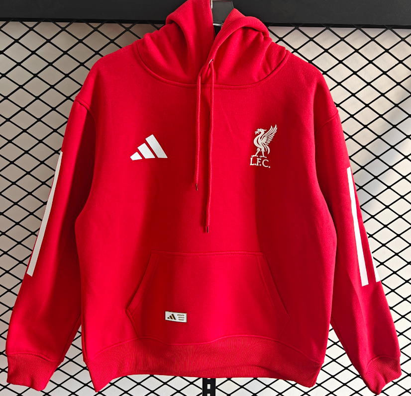 New 2025 2026 Liverpool training coat jacket jersey Thick fleece pullover and coat adult kit New 25 26 Liverpool coat jacket soccer jersey 10-20 days. It will arrive in your country