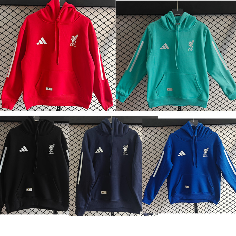 New 2025 2026 Liverpool training coat jacket jersey Thick fleece pullover and coat adult kit New 25 26 Liverpool coat jacket soccer jersey 10-20 days. It will arrive in your country