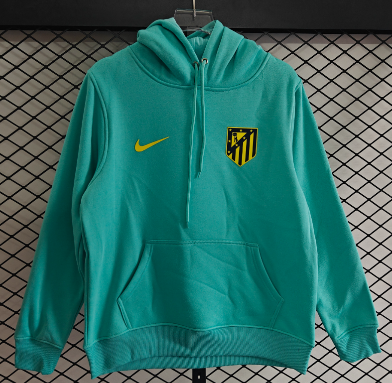 Atletico Madrid Thick fleece pullover and coat  training coat jacket jersey adult kit New 25 26 Atletico Madrid jacket soccer jersey 10-20 days. It will arrive in your country