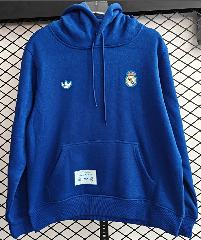 Real Madrid training coat jacket jersey Thick fleece pullover and coat adult kit New 25 26 Real Madrid jacket soccer jersey 10-20 days. It will arrive in your country